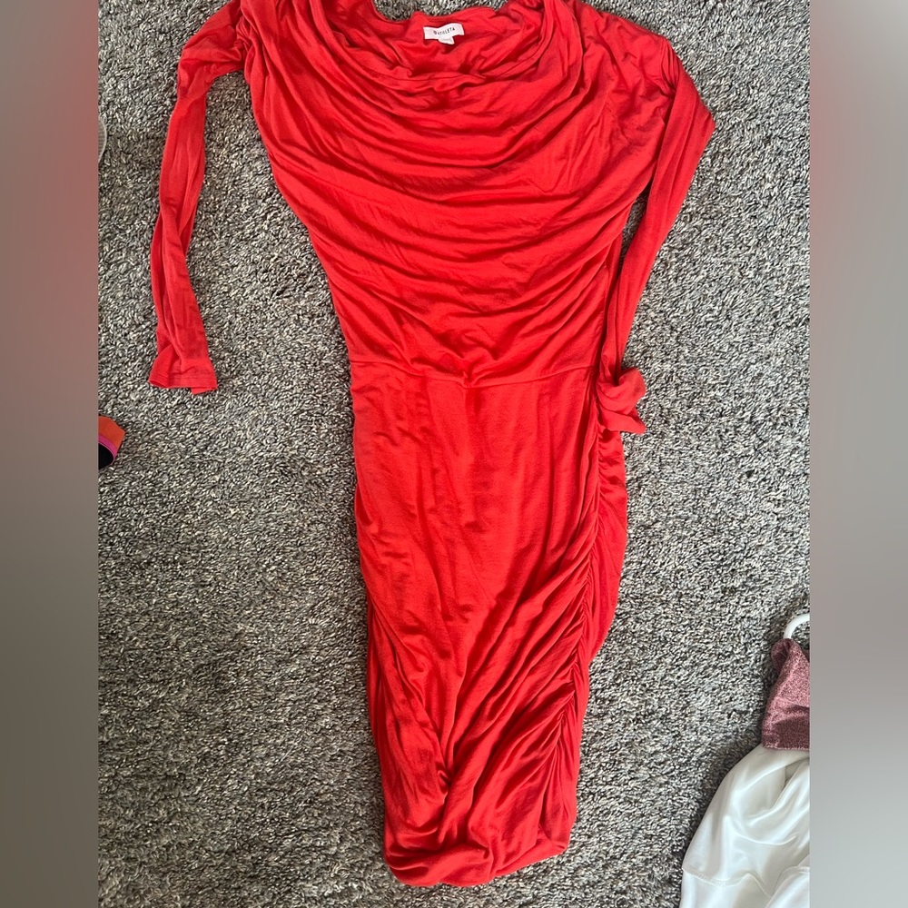 Coral dress